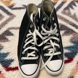 Converse Black and White High-Top Sneakers